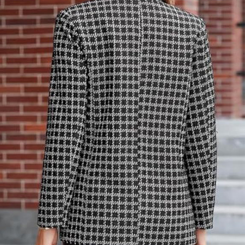 Soline | Blazer à carreaux écossais pour femmes